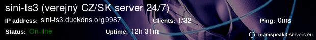 sini-ts3.duckdns.org:9987 status banner