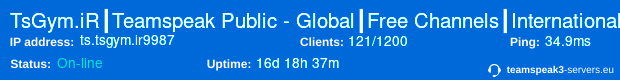 ts.tsgym.ir:9987 status banner